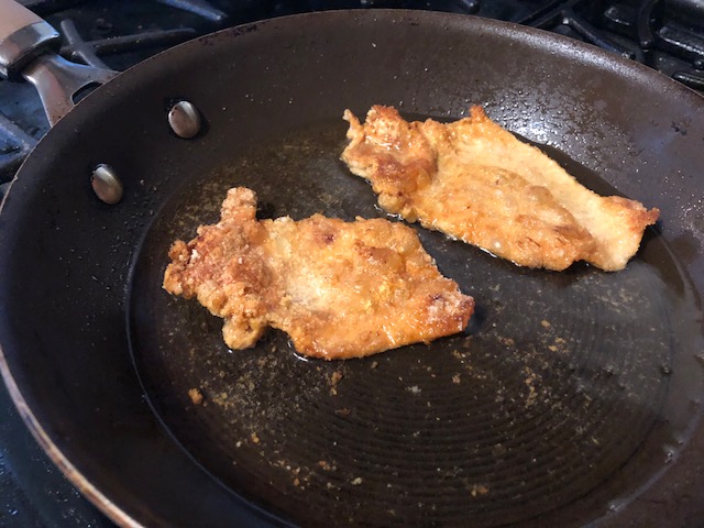 CHICKORONES IN PAN